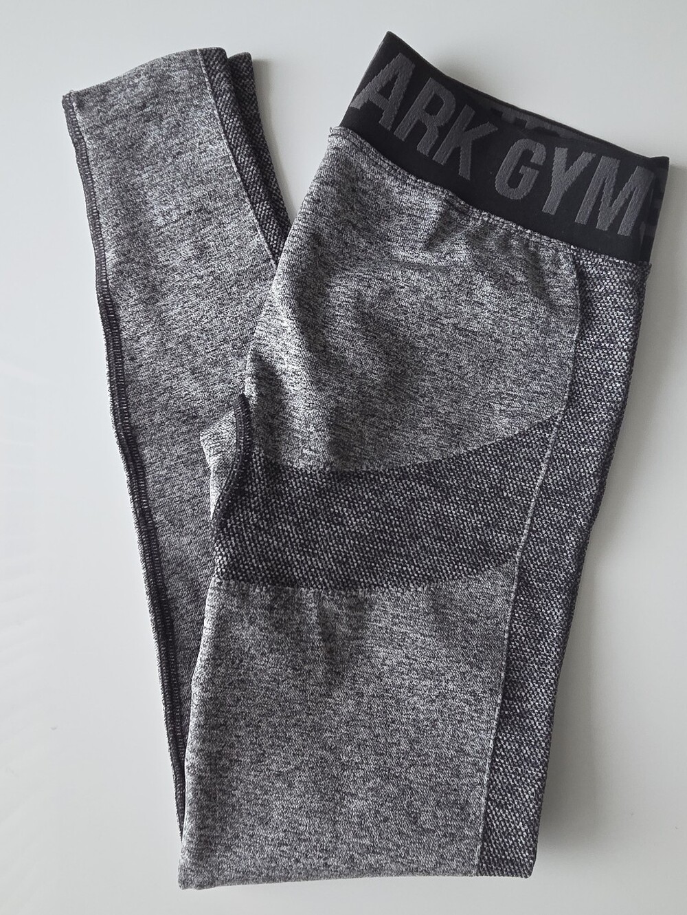 Gymshark Flex Low Rise Black Marl/Charcoal Leggings